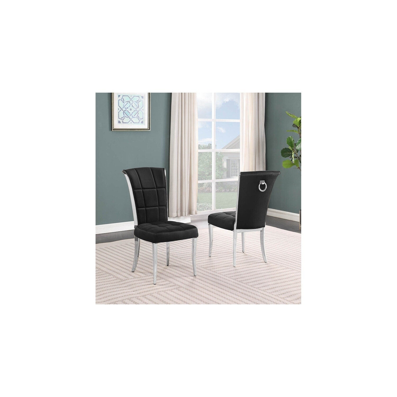 32 In.H Gray Finish Velvet Upholstery Square Barrel Chair Set Of 2 With Straight Arm 8 X 10