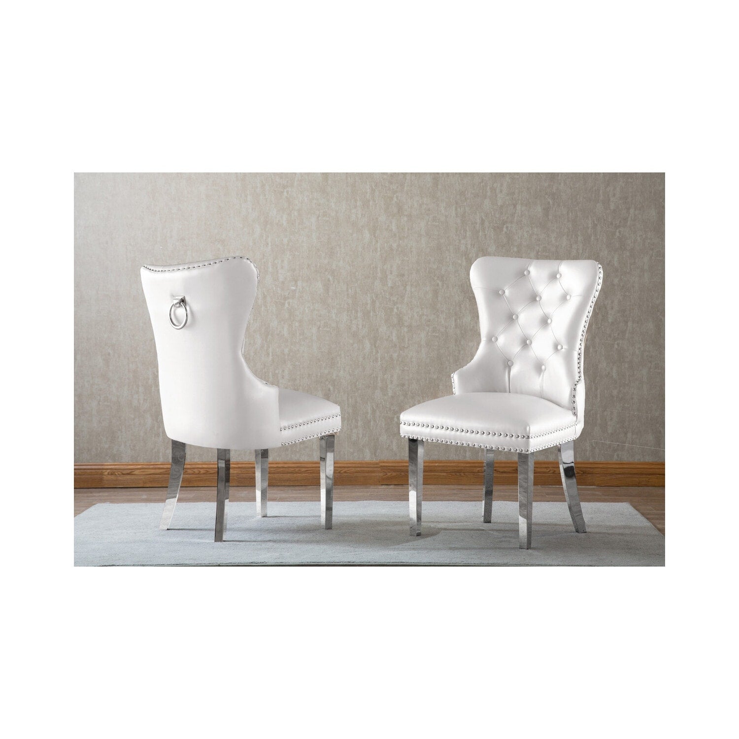 32 In.H Gray Finish Velvet Upholstery Square Barrel Chair Set Of 2 With Straight Arm 8 X 10