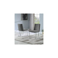 32 In.H Gray Finish Velvet Upholstery Square Barrel Chair Set Of 2 With Straight Arm 8 X 10