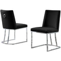 32 In.H Grey Finish Velvet Upholstery Square Barrel Chair Set Of 2 With Straight Arm 8 X 10