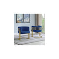 32 In.H White Finish Faux Leather Upholstery Square Barrel Chair Set Of 2 With Straight Arm 8 X 10