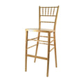 32.5 In.H Red Finish Low Back Wood Frame Barstool Wood Seat Set Of 1 34