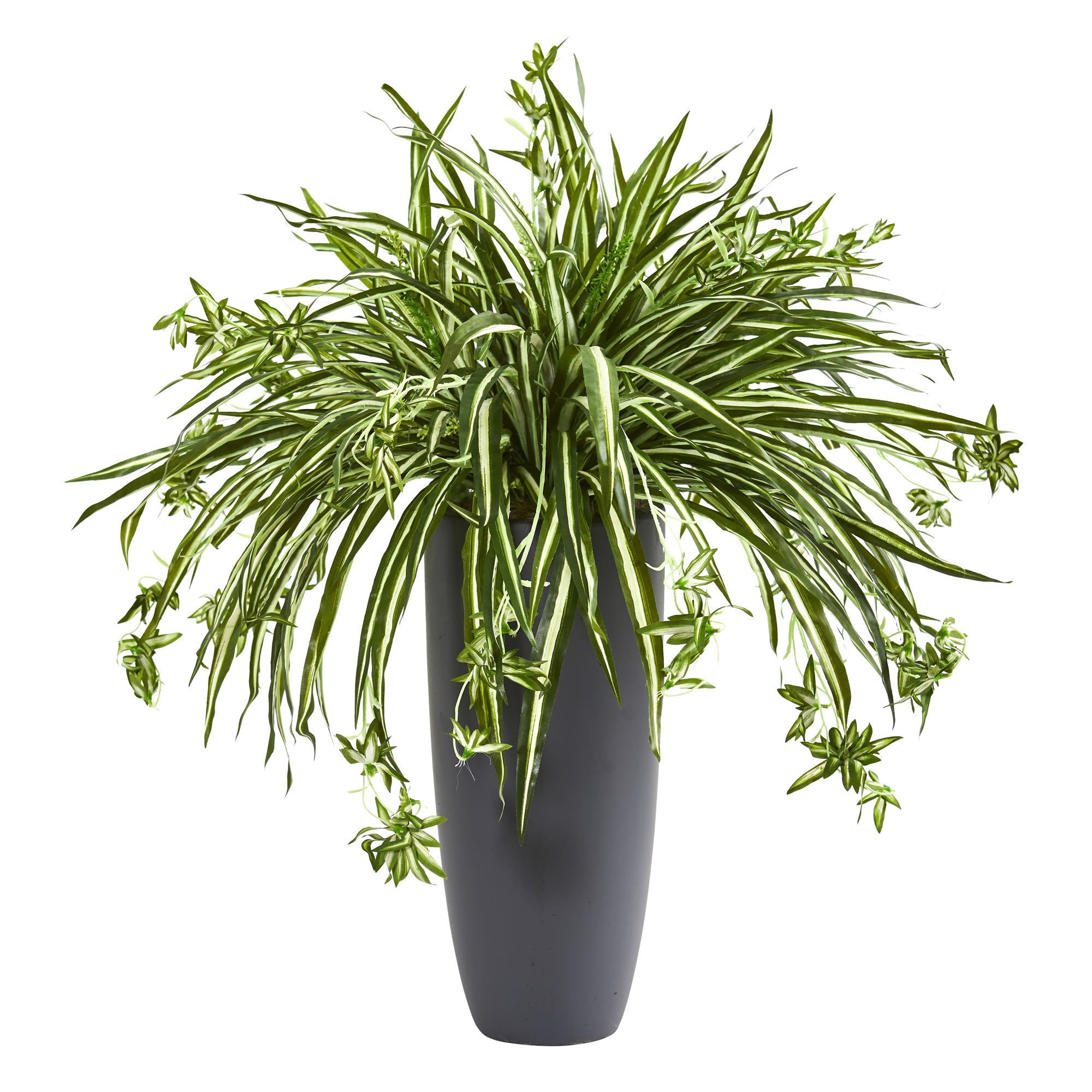 33 Spider Artificial Plant In Cylinder Planter