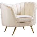 33 In.H Navy Finish Velvet Upholstery Circle Barrel Chair Piece Of 1 With Straight Arm 8 X 10