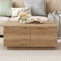 33.25 Square Coffee Table With 4 Drawers 33.25 L X 33.25 W X 16.25 H
