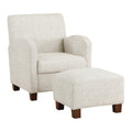 33.5 In.H Beige Finish Low Back Metal Frame Barstool Fabric Seat Set Of 2 35