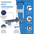 330 Lbs. Capacity Platform Truck Hand Flatbed Cart Dolly Folding Moving Push