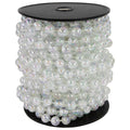 33 Large Shiny Clear Iridescent Beaded Christmas Garland N A