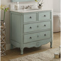 34 Benton Collection Light Blue Daleville Bathroom Sink Vanity