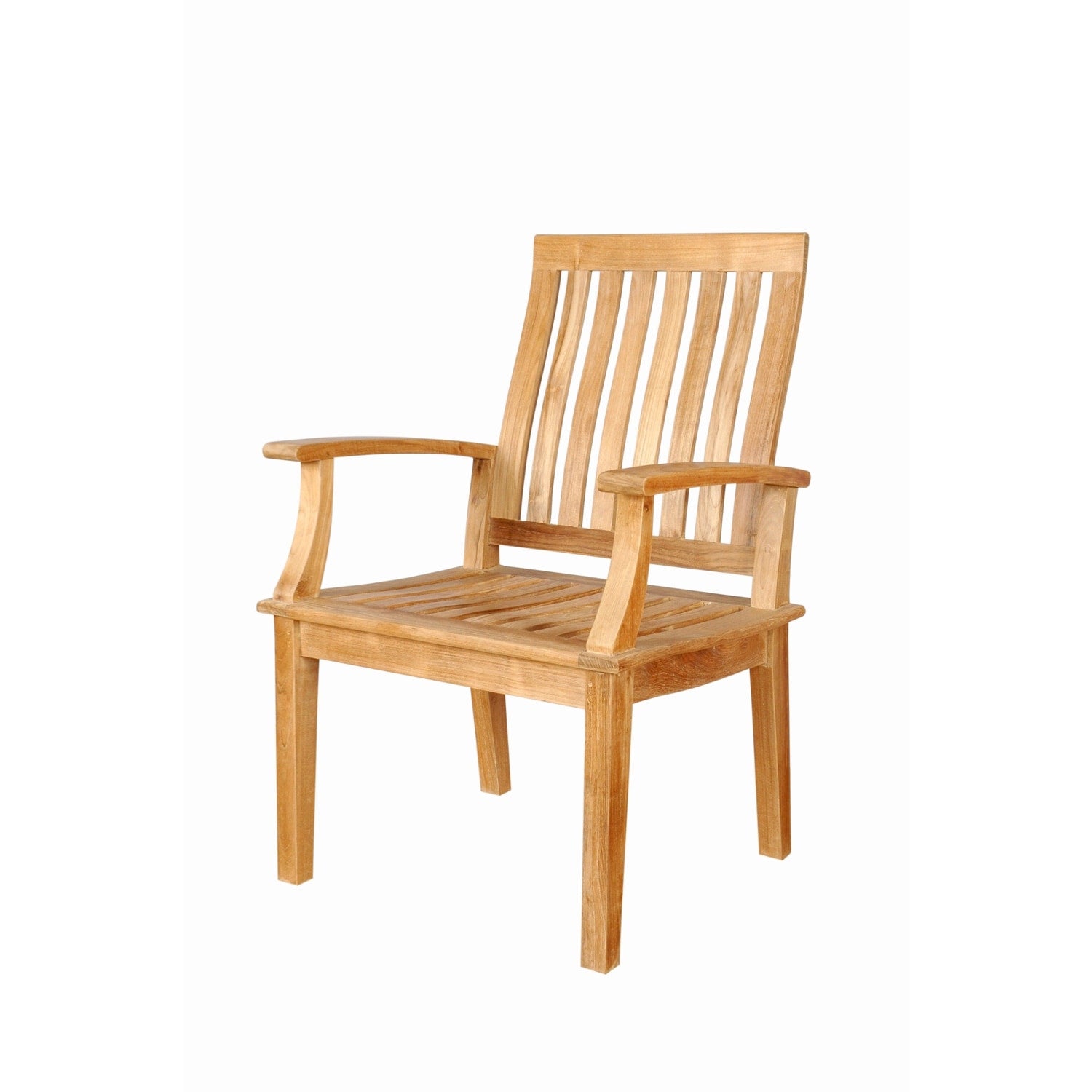 34.5 In.H Clear Finish High Upholstered Back Armless Dining Chair With Wood Seat Material