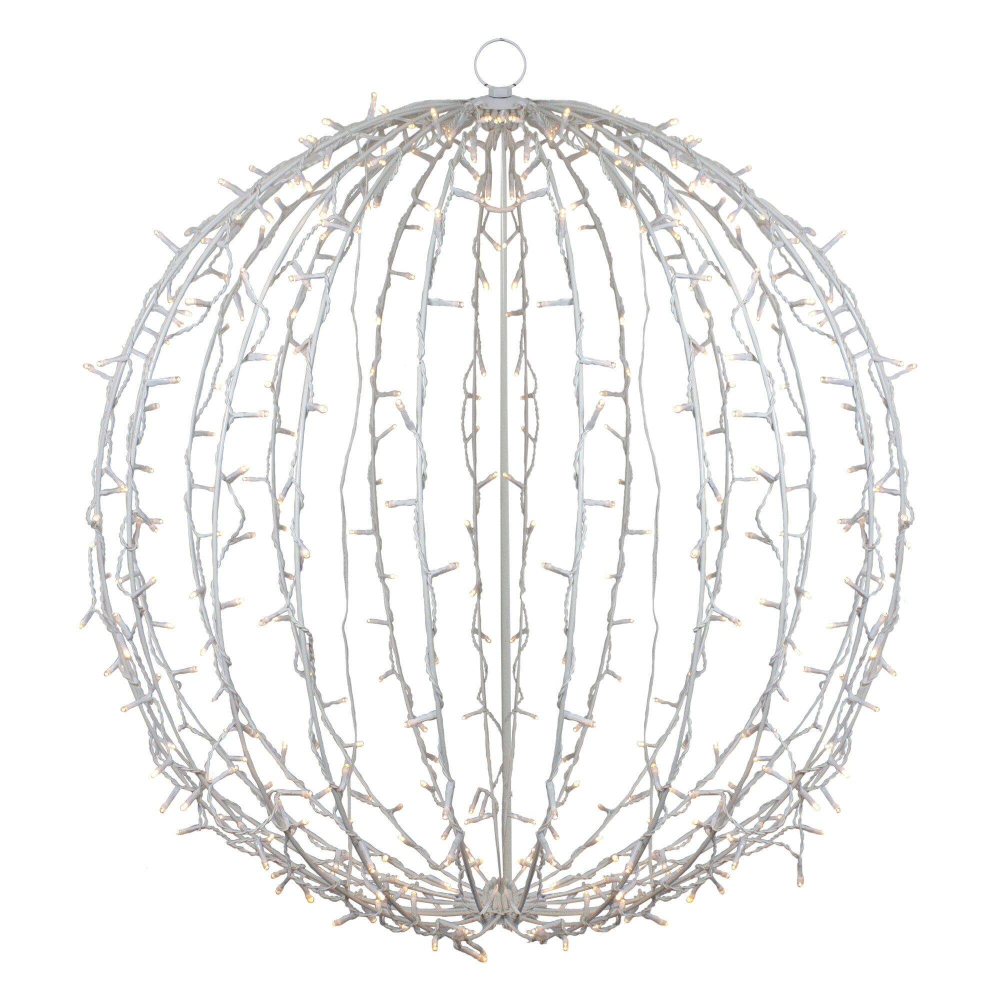34Inch Led Christmas Hanging Ball Decoration Warm White Lights