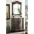 35 Benton Collection Crossfield Black Bathroom Vanity Mirror