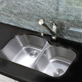 35 Inch Undermount Stainless Steel Double Bowl Kitchen Sink 35 X 20 X 10 Inches