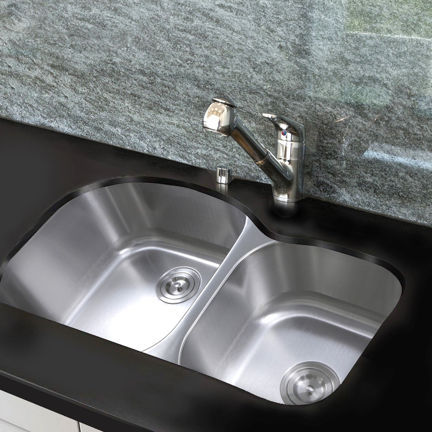 35 Inch Undermount Stainless Steel Double Bowl Kitchen Sink 35 X 20 X 10 Inches