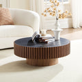 35.43 Round Modern Handcraft Wooden Coffee Table