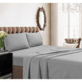350 Tc Extra Cotton Percale Deep Pocket Sheet Set With Oversize Flat