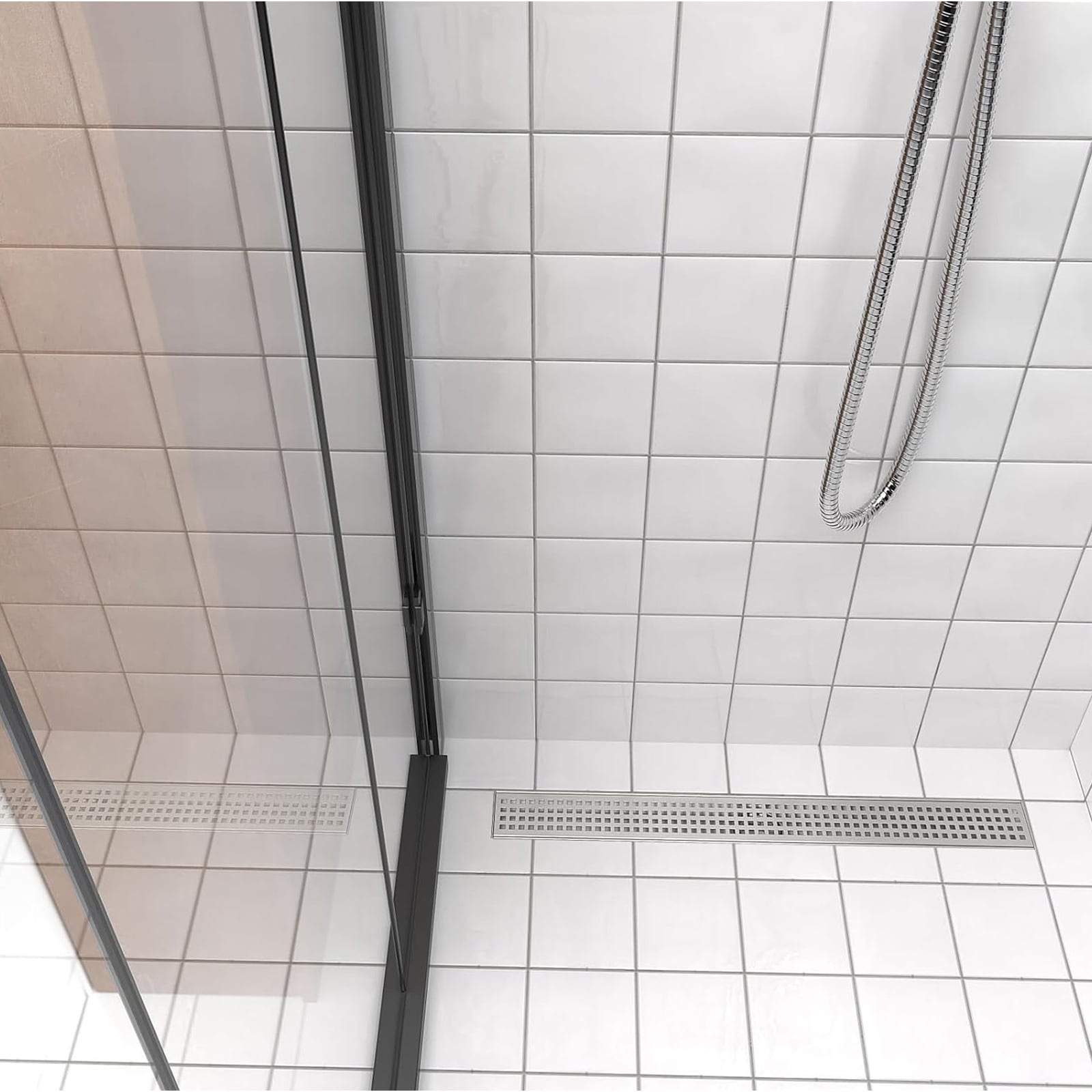 36 Inch Linear Shower Drain With Stainless Steel Grate 36 Inch