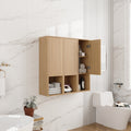36 Inch Wall Mounted Side Cabinet Soft Closing Door Suitable For Small Bathroom Study Storage Room Kd Packing 12 3