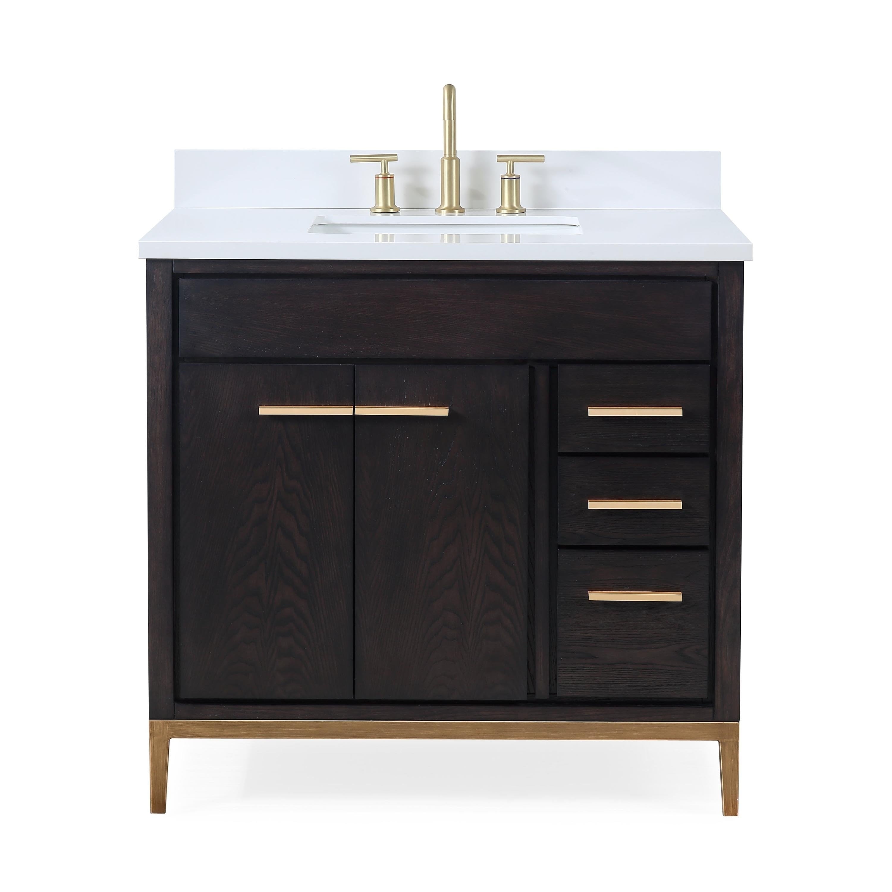 36 Tennant Brand Beatrice Modern Espresso Bathroom Vanity