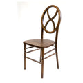 36 In.H Brown Finish High Slat Back Armless Dining Chair With Wood Seat Material