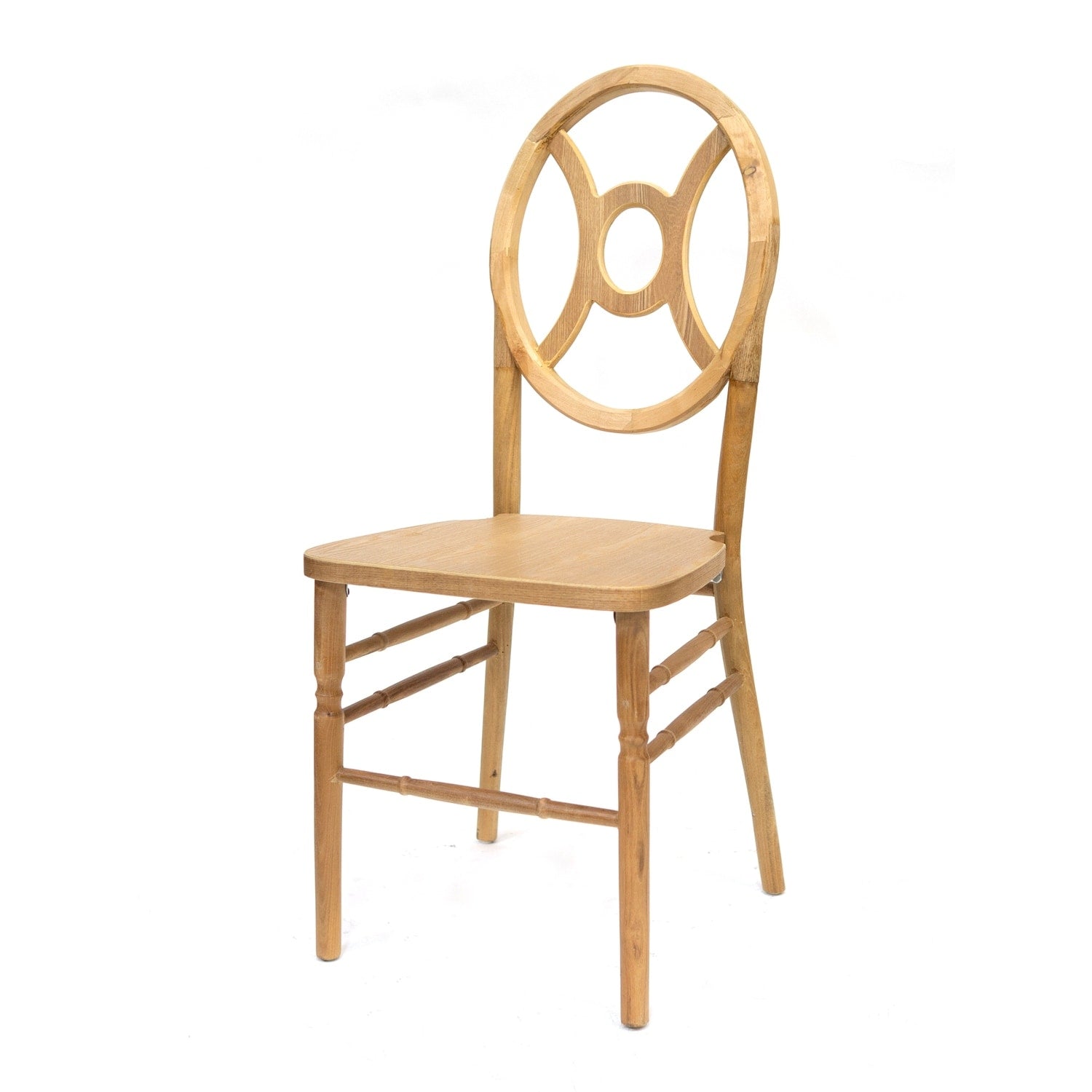 36 In.H Brown Finish High Slat Back Armless Dining Chair With Wood Seat Material