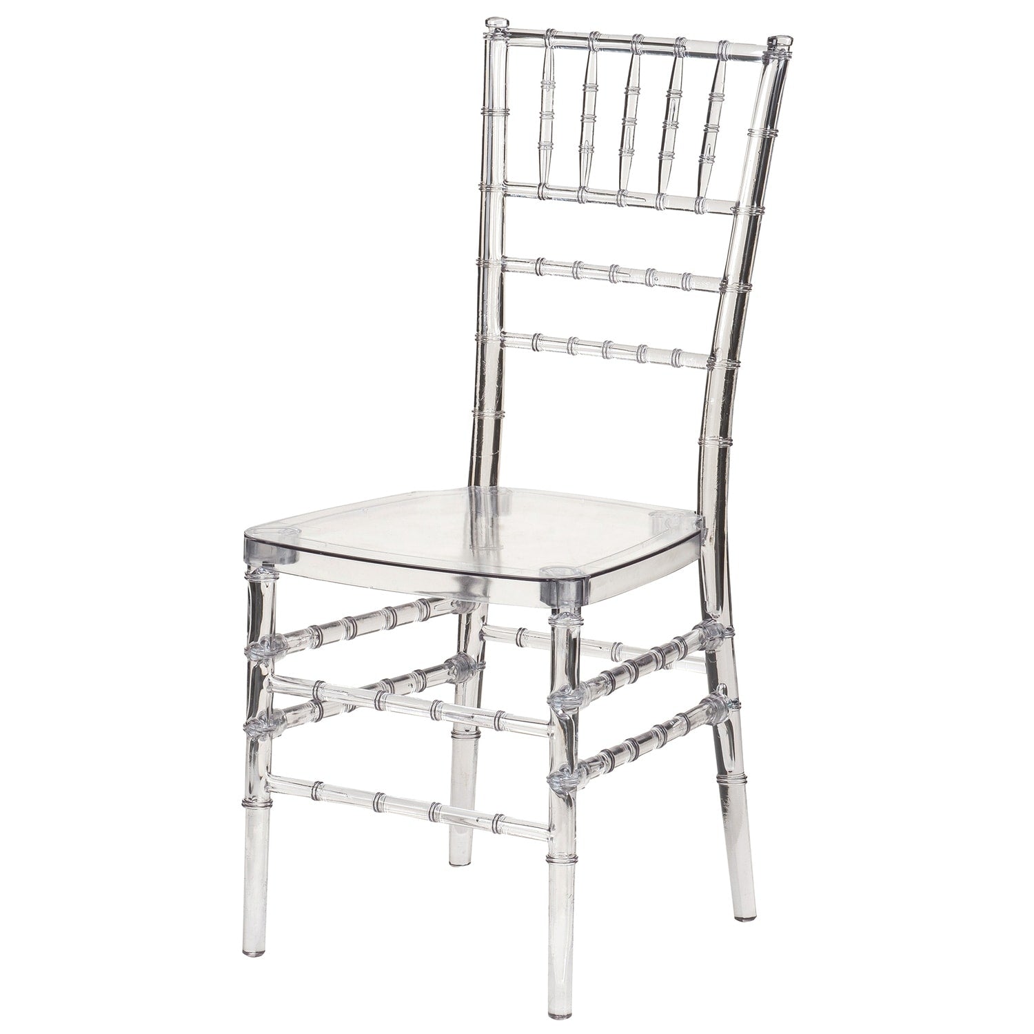 36 In.H Clear Finish High Slat Back Armless Dining Chair With Polyester Seat Material