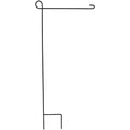 36.5 Inches Black Metal Garden Flagpole