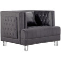 36.5 In.H Chocolate Finish Linen Upholstery Rectangle Barrel Chair Set Of 2 With Straight Arm 8 X 10