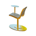 360 Swivel Outdoor Chair With Steel Base