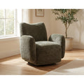 360 Swivel Chair Accent Chair 32.48 Inch Chenille Fabric Upholstered Sofa Suitable For Living Room Study