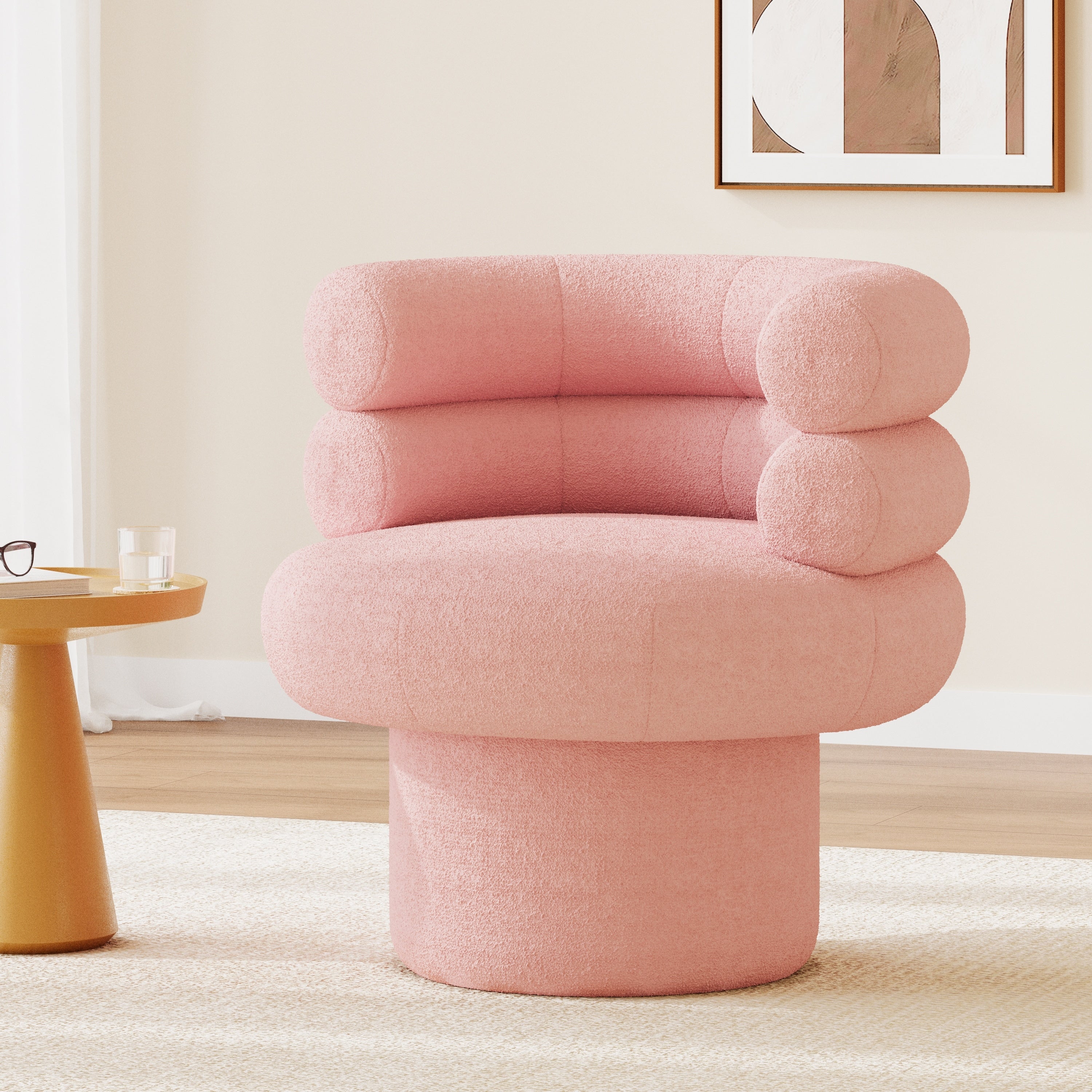 360 Swivel Chair Swivel Accent Chair Round Swivel Chair Barrel Chair Vanity Chair For Living Room Bedroom Or Small Space