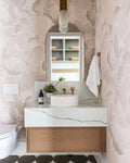 Venation Ivory Floral Wallpaper