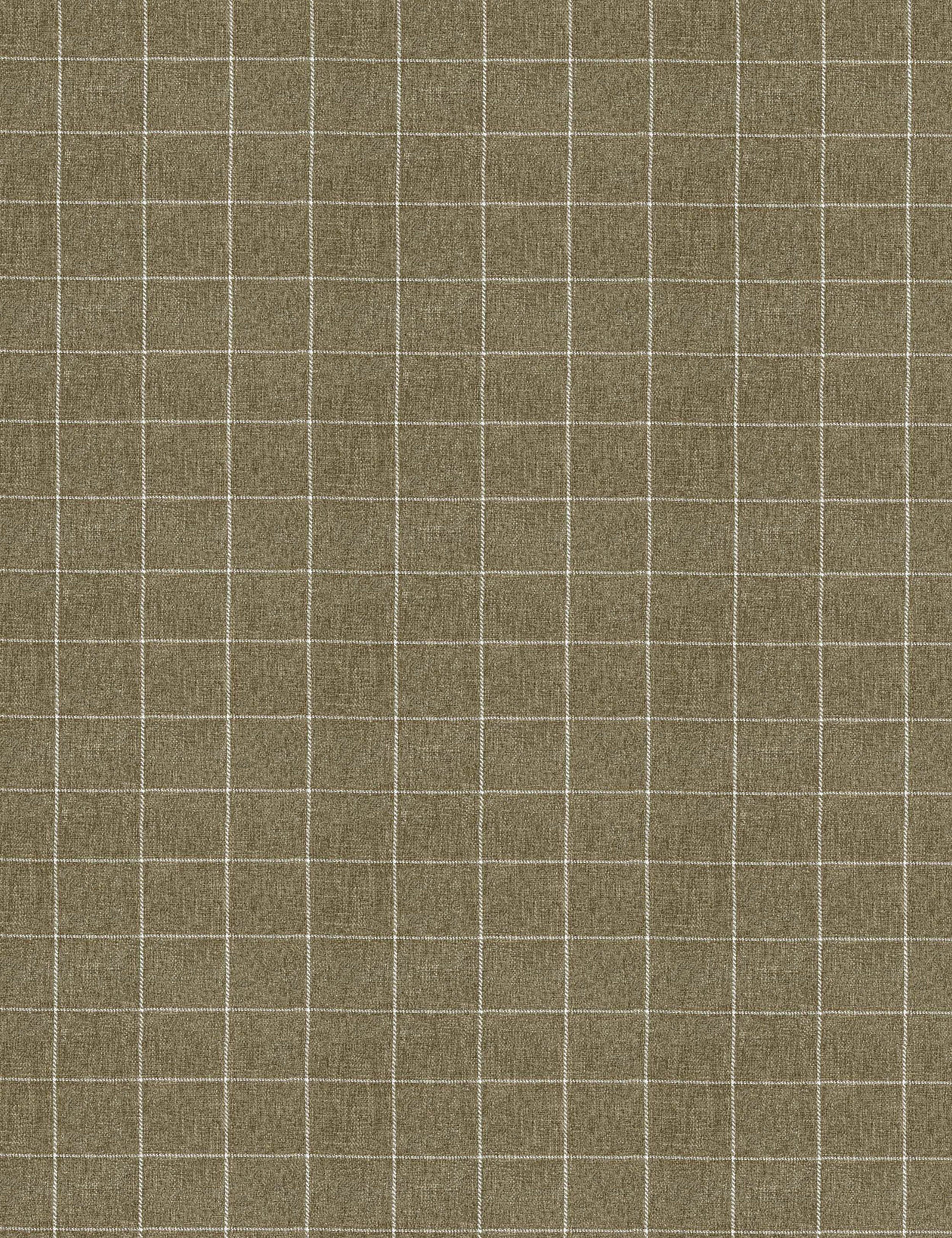 Olive Grid Fabric Swatch