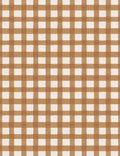 Copper Gingham Fabric Swatch