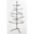 Metal Mahogany 36 Inch Ornament Tree