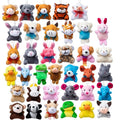 36Pack Mini Animal Plush Toy Assortment 3 Multicolor