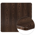 36Sq Laminate Table Top Brown