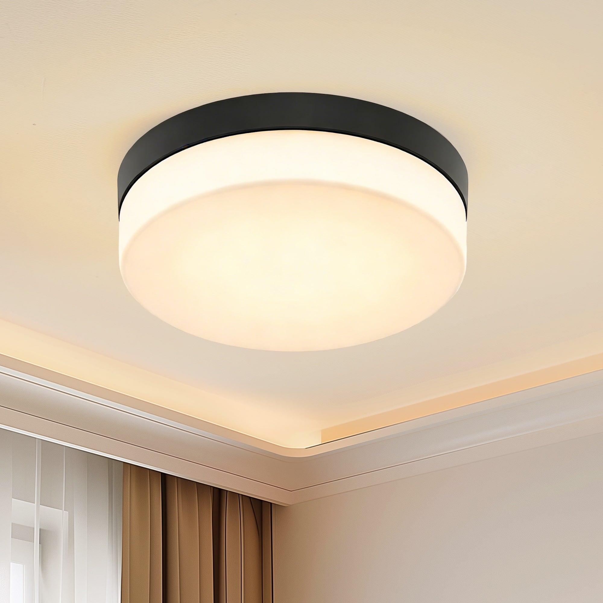 36W Dimmable Led Ceiling Light 5 Color Temperatures Flush Mount For Living Room Bedroom Hallway
