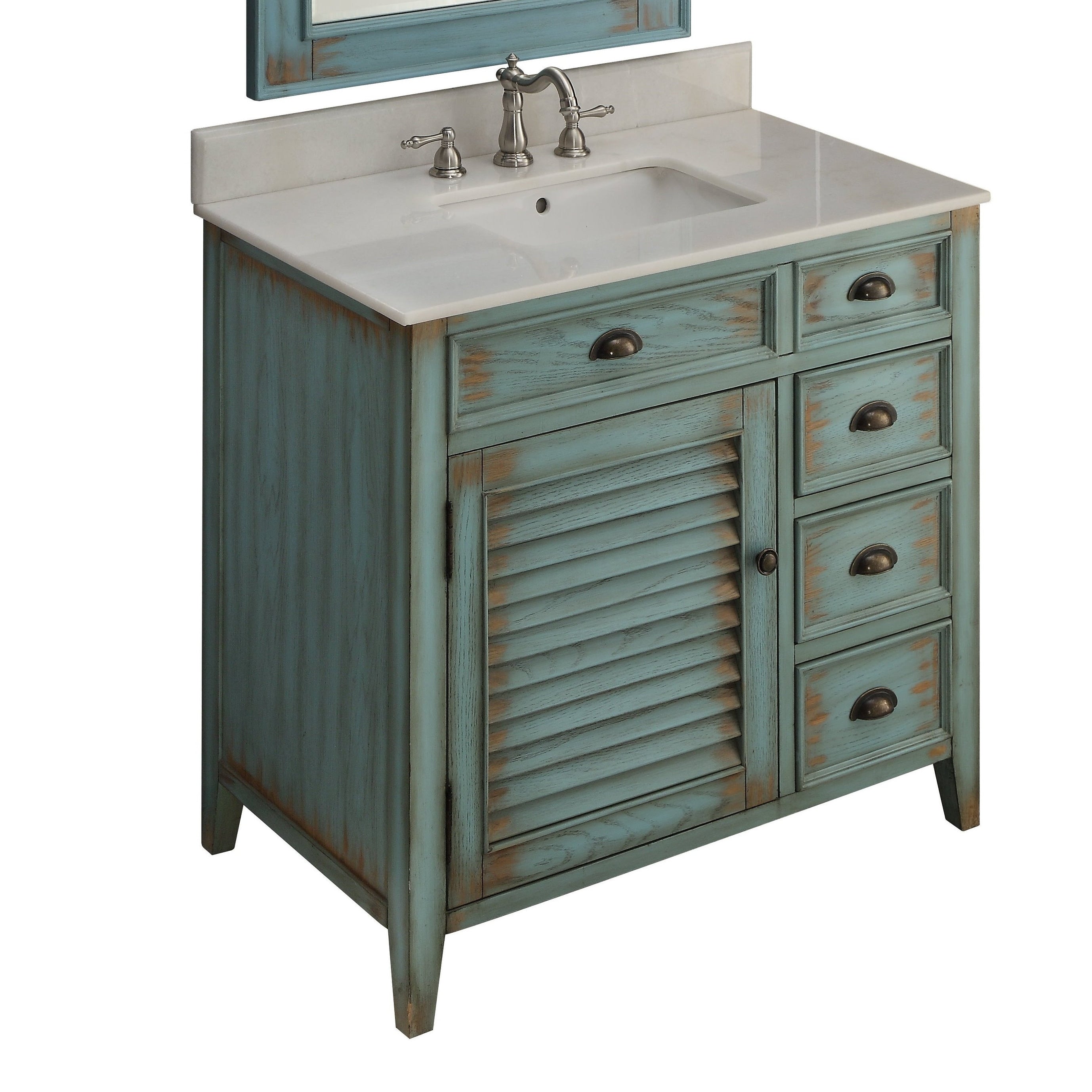 36 Benton Collection Abbeville Farmhuose Rustic Bathroom Vanity