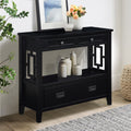 36 Farmhouse Pine Wood Console Table Entry Sofa Table With 4 Drawers 1 Storage Shelf For Entryway Living Room Bedroom