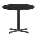 36 Inch Round Laminate Table Top With Table Height Base
