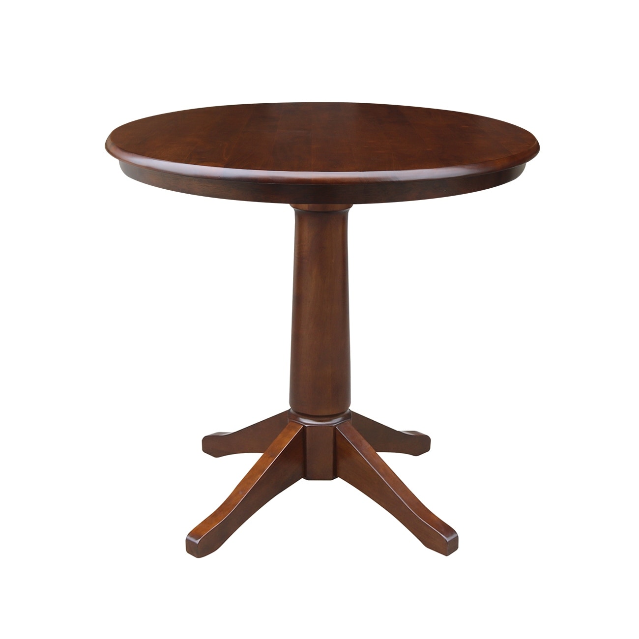 36 Round Pedestal Table Espresso