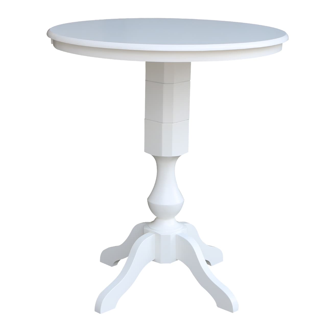 36 Round Top Pedestal Table White