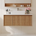 36 Single Bathroom Vanity With Sintered Stone Top Integrated Sink