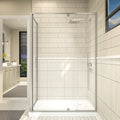 36 W X 71 H Framed Shower Enclosure With Clear Tempered Glass Pivot Door