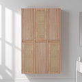 36 Wall Mounted Bathroom Side Cabinet 6 Soft Close Doors Floating Design Kd Package