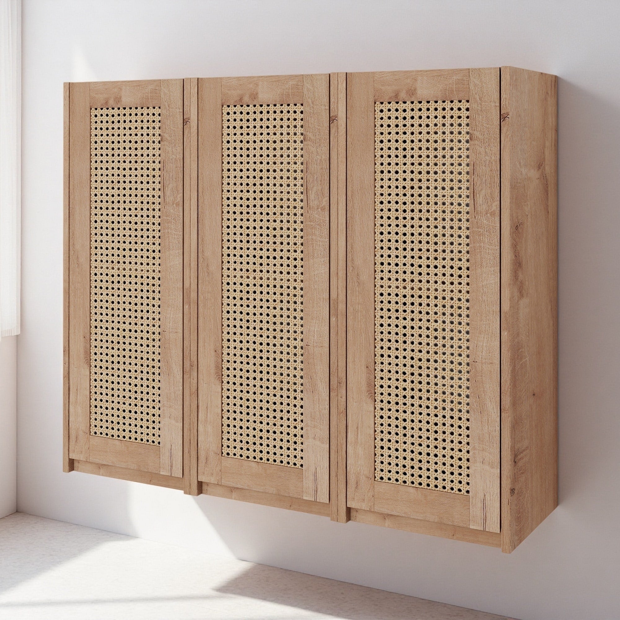 36 Wall Mounted Bathroom Side Cabinet Soft Close Doors Floating Design Kd Package