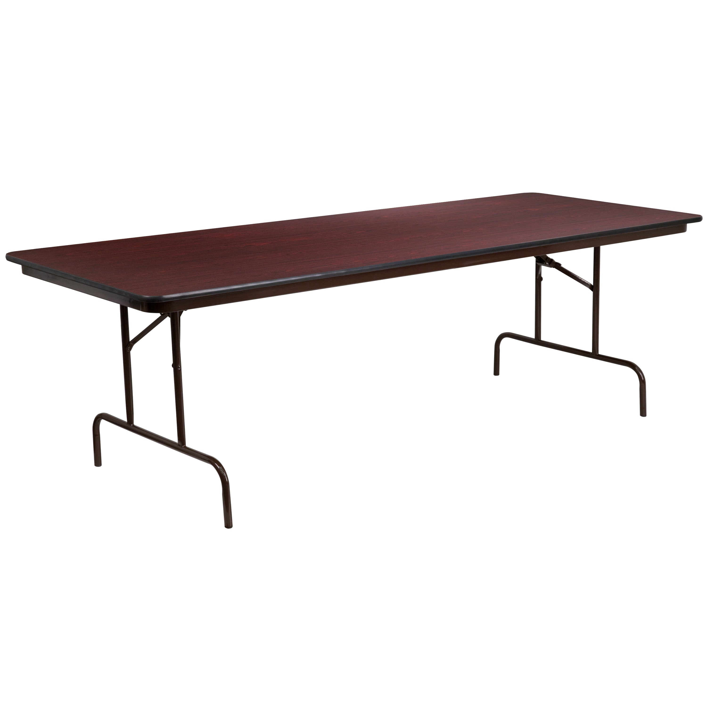 96 Inch Rectangular High Pressure Laminate Folding Banquet Table 36 W X 96 D X 30 H