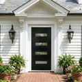 36 X80 Fiberglass Entry Front Door Frosted Glass Door With Right Left Hand