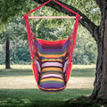Distinctive Cotton Canvas Hammocks Hanging Rope Chair With 2 Pillows 3 Colors